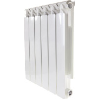 Алюминиевый радиатор STOUT Bravo 500 6 секций боковое подключение SRA-0110-050006