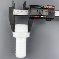 Наконечник полиамидный наружная резьба 1" 25мм Профитт 2151811