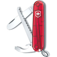 Нож Victorinox My First 84 мм, полупрозрачный красный 0.2373.T