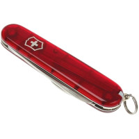 Нож Victorinox My First 84 мм, полупрозрачный красный 0.2373.T
