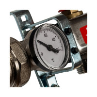 Коллектор из нержавеющей стали в сборе без расходомеров STOUT 6 выходов SMS 0912 000006