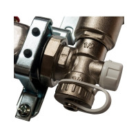 Коллектор из нержавеющей стали в сборе без расходомеров STOUT 6 выходов SMS 0912 000006