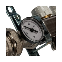 Коллектор из нержавеющей стали в сборе с расходомерами STOUT 10 выходов SMS 0907 000010