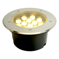 Тротуарный светильник FERON SP4114, 12LED теплый белый, 12W, 180хH90mm, вн. диаметр: 150mm, IP67 32021