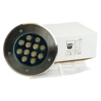 Тротуарный светильник FERON SP4114, 12LED теплый белый, 12W, 180хH90mm, вн. диаметр: 150mm, IP67 32021