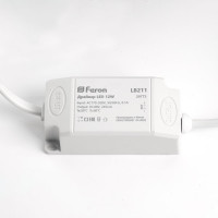 Карданный светодиодный светильник FERON 1x12W 1080 Lm, 4000К, 35 градусов, белый, AL201 29773