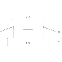 Встраиваемый светильник Elektrostandard 6068 MR16 WH белый a036506