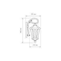 Садово-парковый светильник Elektrostandard GLXT-1450D Virgo D капучино a031921