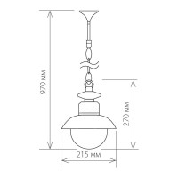 Садово-парковый светильник Elektrostandard GL 3002H Talli H брауни a038482