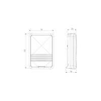 Электрический бытовой дверной звонок Elektrostandard DBQ01M WL 36M IP44 Белый a026103