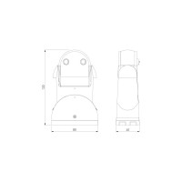 Датчик движения Elektrostandard SNS-M-09 1200W R12m IP54 a034066