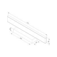 Настенный светодиодный светильник Elektrostandard MRL LED 16W 1009 IP20 Sankara LED черная a037485