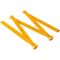 Складной деревянный метр 1 м, желтый Top Tools 26C011