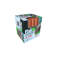 Заборчик для клумбы 2,7м, 10 штук, терракотовый Prosperplast Palisada IPAL5-R624