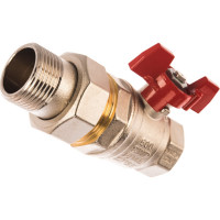 Шаровой кран RuB с накидной гайкой ("американка"), 1" DN25 PN40, серия MILANO (S.90) S90F36