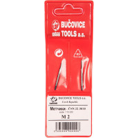 Набор метчиков из 2-х шт. M 2 шаг 0.4 мм Bucovice Tools 110020