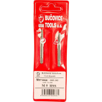 Набор метчиков HSS из 2-х шт. M 5 шаг 0.8 мм Bucovice Tools 144050