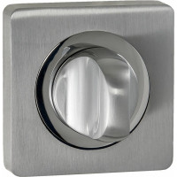 Квадратная завертка к ручкам Ренц хром матовый / хром блестящий INBK 02 SC/CP