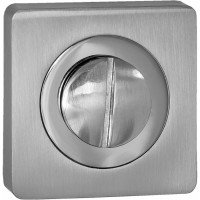 Квадратная завертка к ручкам Ренц хром матовый / хром блестящий INBK 02 SC/CP