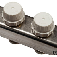 Коллектор из нержавеющей стали с расходомерами 4 вых. STOUT SMS 0917 000004