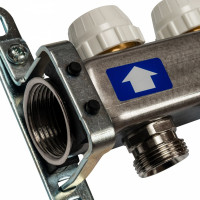 Коллектор из нержавеющей стали с расходомерами 8 вых. STOUT SMS 0917 000008