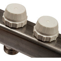 Коллектор из нержавеющей стали с расходомерами 8 вых. STOUT SMS 0917 000008