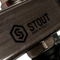 Коллектор из нержавеющей стали с расходомерами, с клапаном вып. воздуха и сливом 6 вых. STOUT SMS-0927-000006