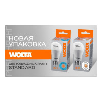 Светодиодная лампа Wolta LED груша, BL, 15Вт, 6500К Холодный белый свет, А60, E27 25W60BL15E27