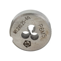 Плашка ООО "ТМТ ГРУПП" М1.2 х0.25 Р6М5 6g 141209