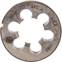 Плашка ООО "ТМТ ГРУПП" трубная цилиндрическая G 3/4" 9ХС 57996