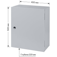 Щит с монтажной панелью ЩМП-2-0 Народный IP54 500х400х220 TDM ELECTRIC SQ0905-2602
