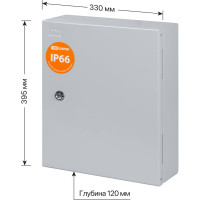 Распределительный навесной щит ЩРН-24 IP66 TDM ELECTRIC SQ0905-0071