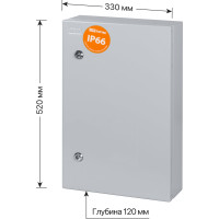 Распределительный навесной щит ЩРН-36 IP66 520х330х120 TDM ELECTRIC SQ0905-0072