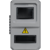 Навесной распределительный учетный щит ЩУРН-П-1ф-8 пластик IP54 383х234х119 TDM ELECTRIC SQ0906-0301