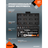 Профессиональный набор инструментов 17 предметов AV Steel AV-011017