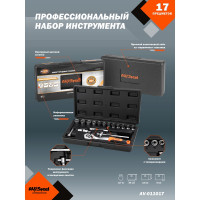 Профессиональный набор инструментов 17 предметов AV Steel AV-011017