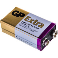 Батарейка крона GP 9V / 6LR61 алкалиновая щелочная Extra Alkaline, 1 шт (1604AXA21-BC1) 15783882