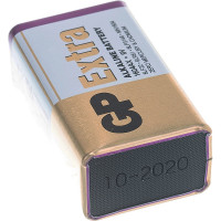 Батарейка крона GP 9V / 6LR61 алкалиновая щелочная Extra Alkaline, 1 шт (1604AXA21-BC1) 15783882