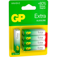 Батарейки GP ААА мизинчиковые алкалиновые Extra Alkaline, набор 10 шт (24AXA21-BC10) 15783876