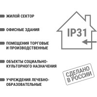 Распределительный навесной щит ЩРН-24+ 350х300х120 с полунадрезным окном на задней стенке Народный TDM ELECTRIC SQ0905-0721