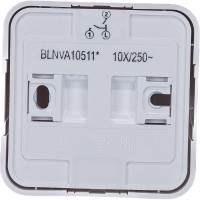 Двухклавишный выключатель Systeme Electric ОП BLANCA сх.5 10А 250В SchE BLNVA105111 1210453