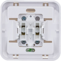 Двухклавишный выключатель Systeme Electric ОП BLANCA сх.5 10А 250В SchE BLNVA105111 1210453