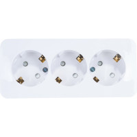 Розетка Systeme Electric 3-м ОП BLANCA 16А 250В SchE1210470 BLNRA011311