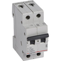 Авт.выключатель RX3 Legrand 4,5кА 50А 2П C 419702