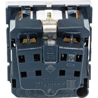 Розетка Legrand 2К+3 с винтовыми зажимами Программа Mosaic немецкий стандарт без шторок 2 модуля 077210