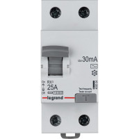 ВДТ RX3 Legrand 30мА 25А 2П AC 402024