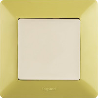 Выключатель Legrand Valena LIFE  10АХ 250В с лицевой панелью.Безвинтовые зажимы.Слоновая кость 752501