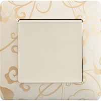 Выключатель Legrand Valena LIFE  10АХ 250В с лицевой панелью.Безвинтовые зажимы.Слоновая кость 752501