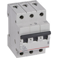 Авт.выключатель RX3 Legrand 4,5кА 25А 3П C 419710