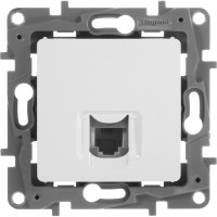 Розетка Legrand телефонная RJ11 Legrand Etika белый 672240